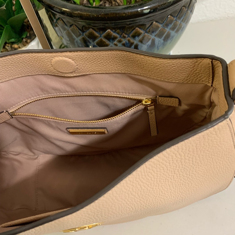 ππ Tory Burch Hobo Crossbody Or Shoulder Pink leather Bag - Picture 7 of 10